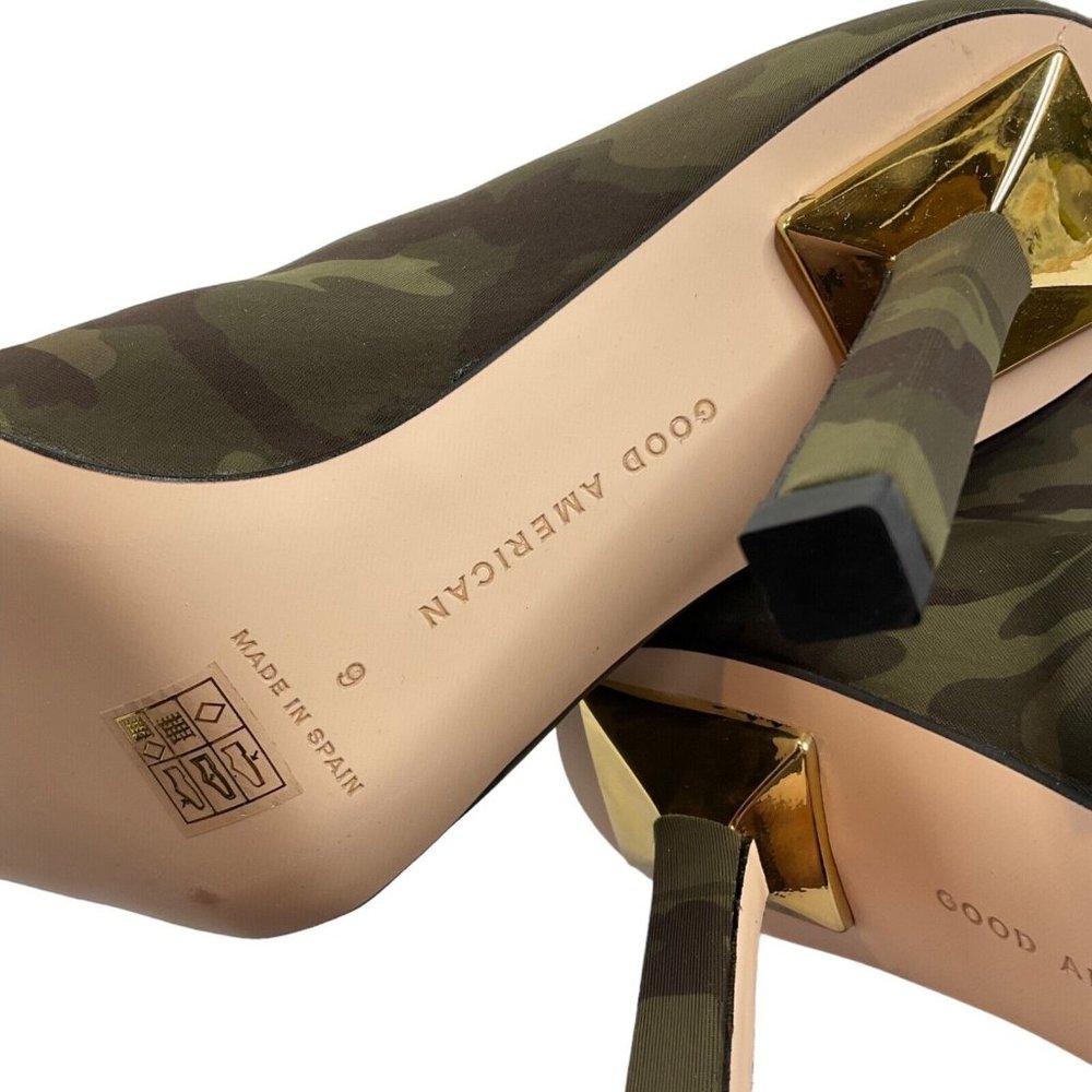 Good American Boots Women Sz 9 Camouflage Thigh Kardashian GA255N-X $349 Nib - Picture 8 of 14